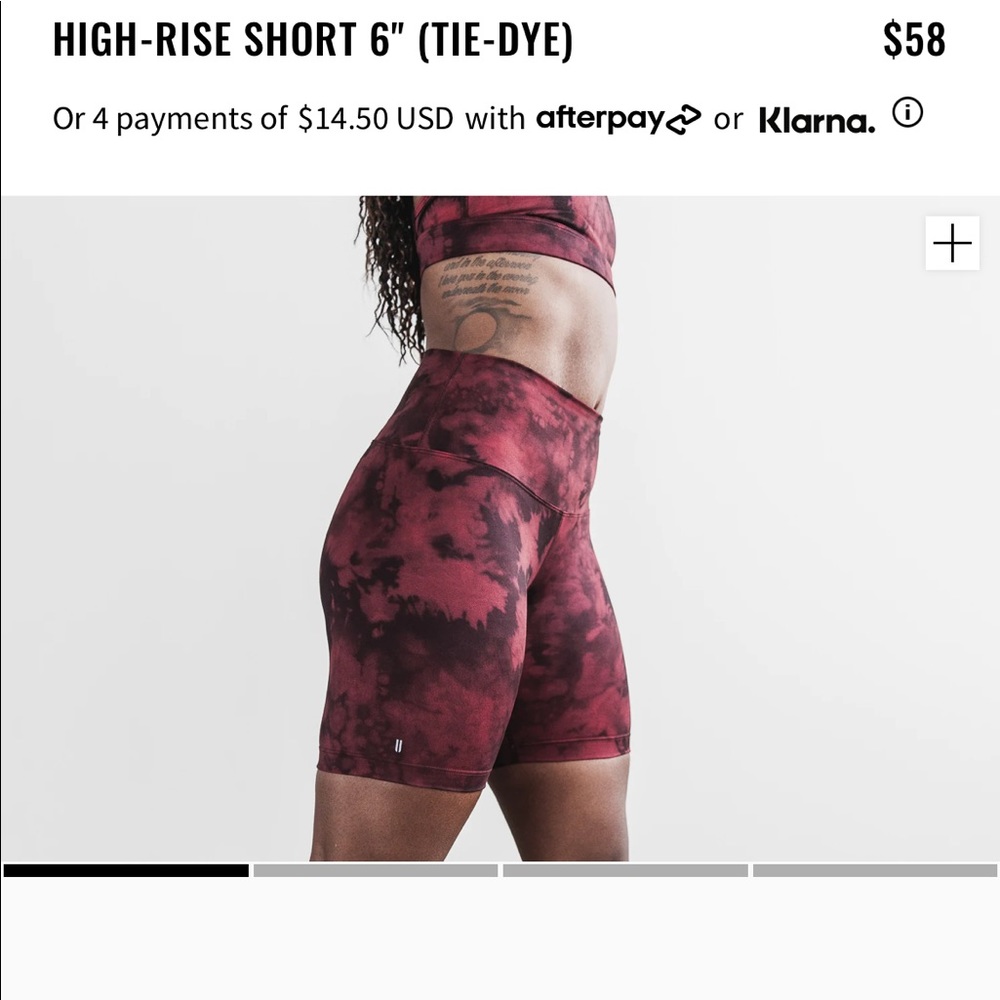 NOBULL HIGH-RISE SHORT 6" (TIE-DYE)